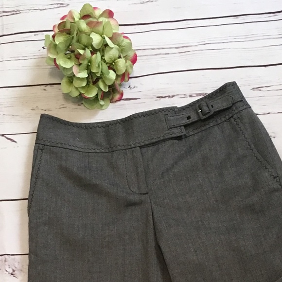 LOFT Black & White Trousers with Zig Zag Stitch. - Picture 5 of 11